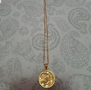 24k handmade gold filled necklace.